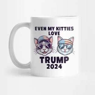 Even My Kitties Love Trump 2024 Mug